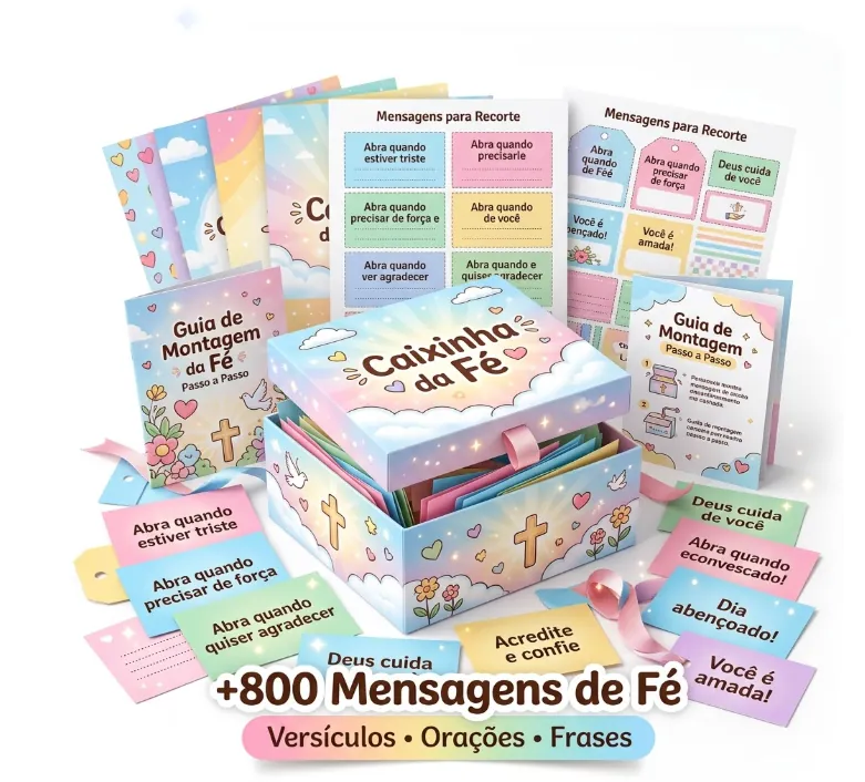 Mockup Caixinha da Fé Completa